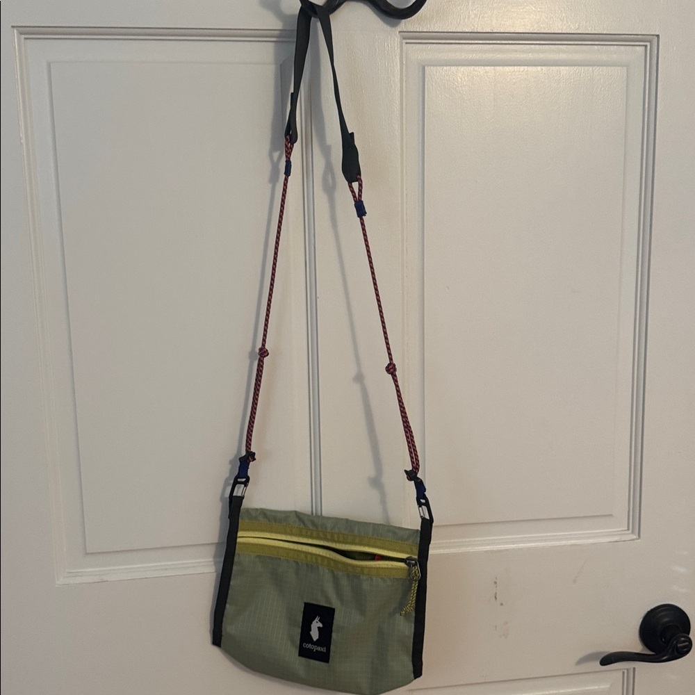 Cotopaxi Green and Black Crossbody Bag